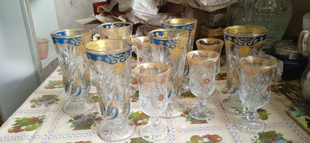 Рюмки новые стекло смотрите фото