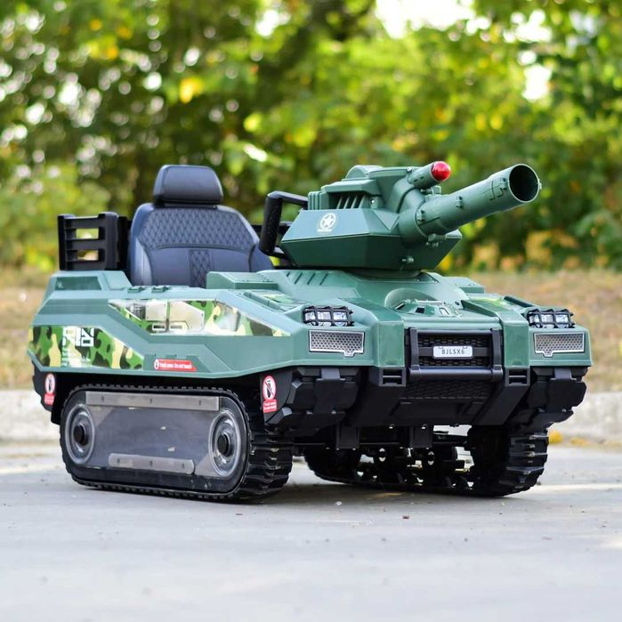 Tanculet electric Kinderauto Commander 2x 55W 12V 12Ah Verde