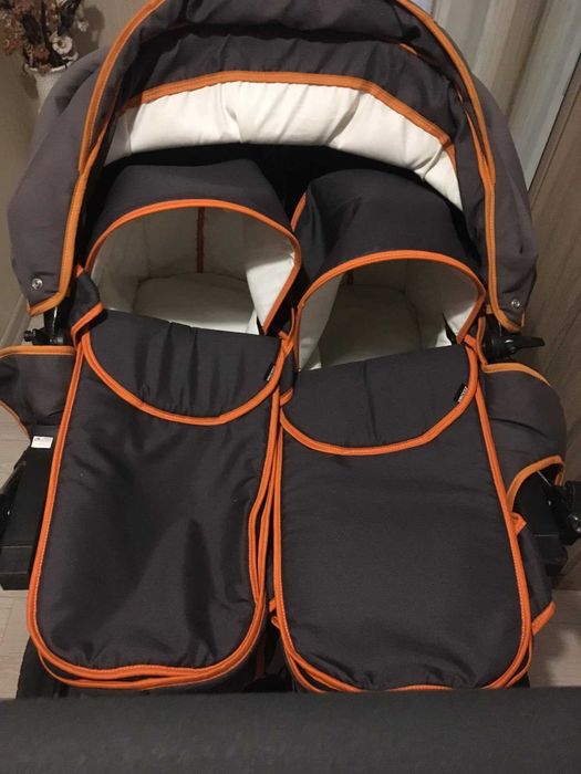 Продавам запазена количка за близнаци ZEKIWA