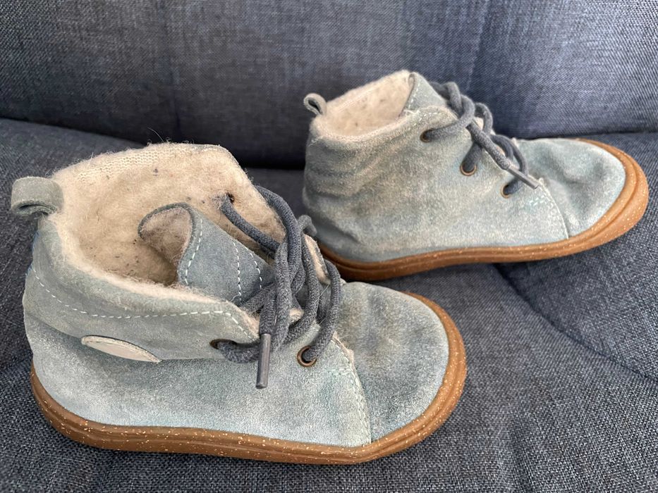 Ghete de iarna Tikki piele naturala, marimea 23