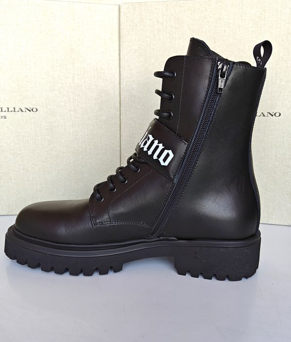 Ghete John Galliano Calf Pasha originale piele naturală