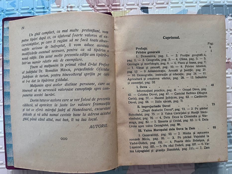 Ghid turistic al județului Hunedoara 1936