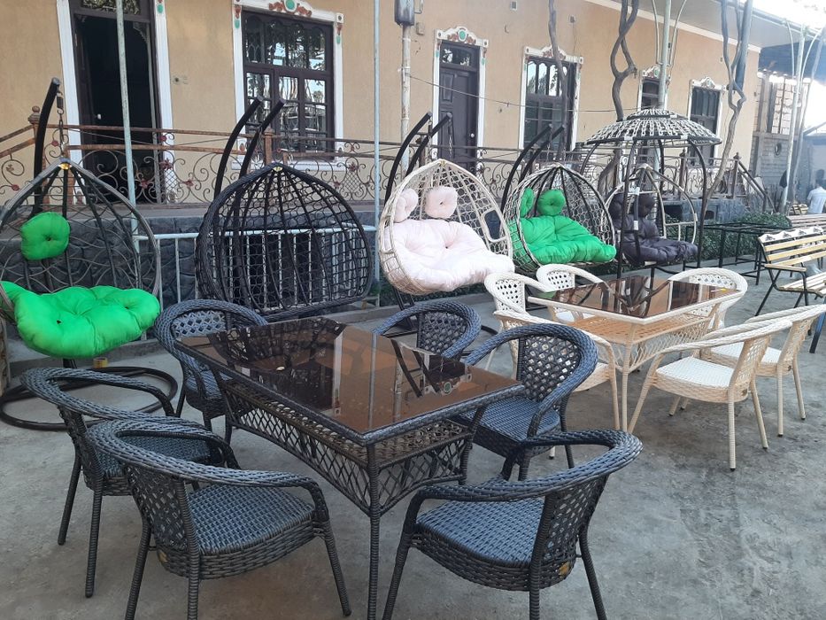 Ratan stol stullar kachela va mahsulotlari optim narxda 3yil garantiya