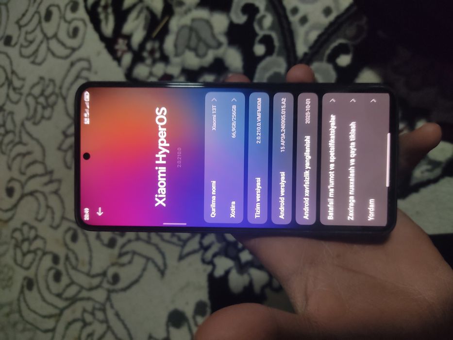 Xiaomi 13t bor tolka abmnga
