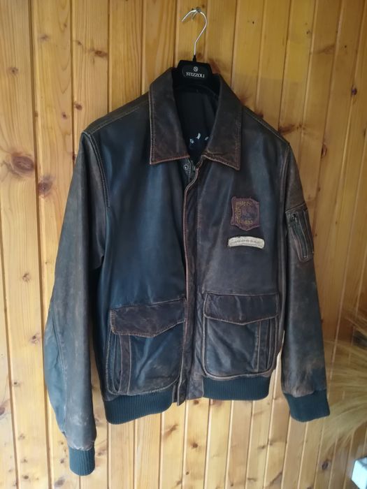 Geaca piele Mustang Aviator L bărbați