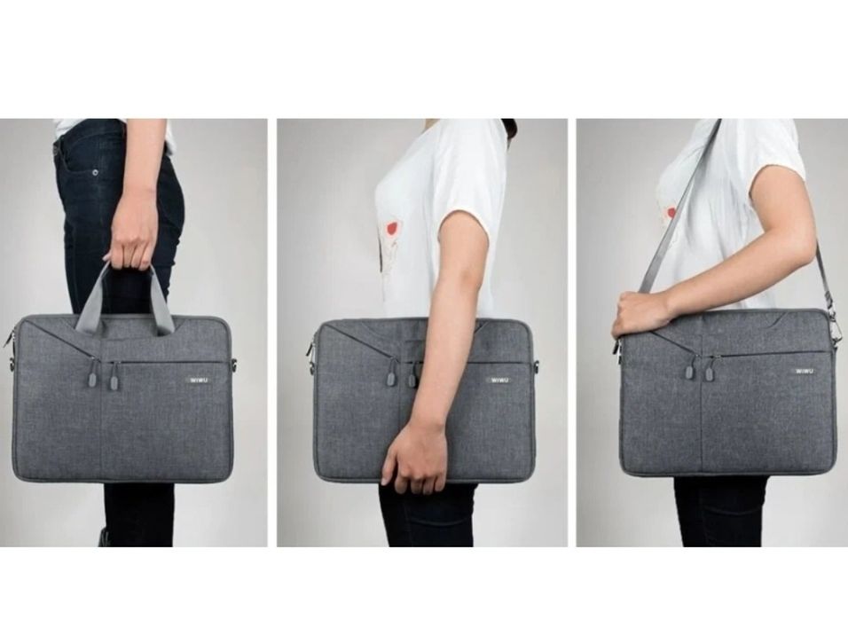 Сумка для ноутбука Wiwu City Commuter Bag 13.3"/ 14,2 /15,6Серый