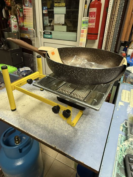 Газова отоплителна пита стойка за готвене 2,9kw