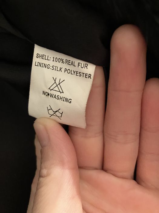 Нокавая шуба , черный