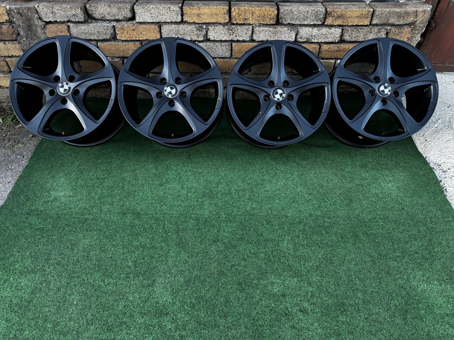 4 броя Джанти БМВ BMW CMS BLACK 18 цола за X5 e70 F15 E53 X3 E83 E87