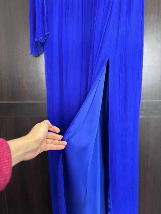 Rochie Ginette albastru regal - potrivita marime M sau L mic