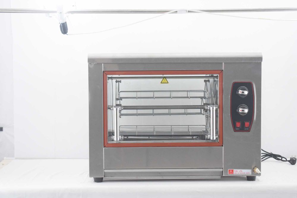 REDUCERE Cuptor rotiserie gaz 4 cosuri 8-12 pui- TRANSPORT GRATUIT