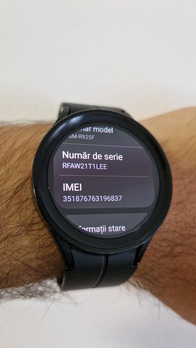 Vand Smartwatch Samsung Galaxy Watch 5 Pro LTE GPS 45mm 5ATM Black