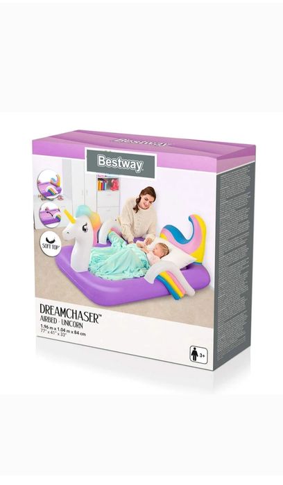 Детски надуваем матрак Bestway Unicorn DreamChaser