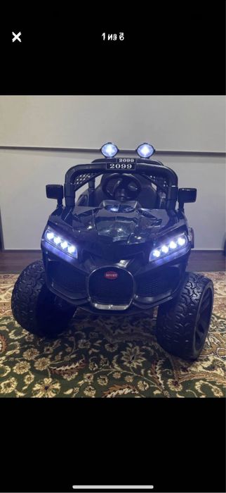 Bugatti bolalar mashinasi masofaviy pultli