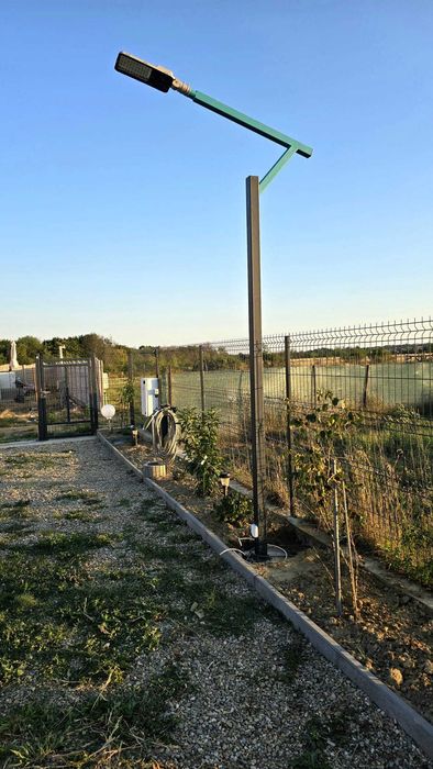 Stalp iluminat exterior/ Stalp cu lampa led/ Stalp iluminat stradal