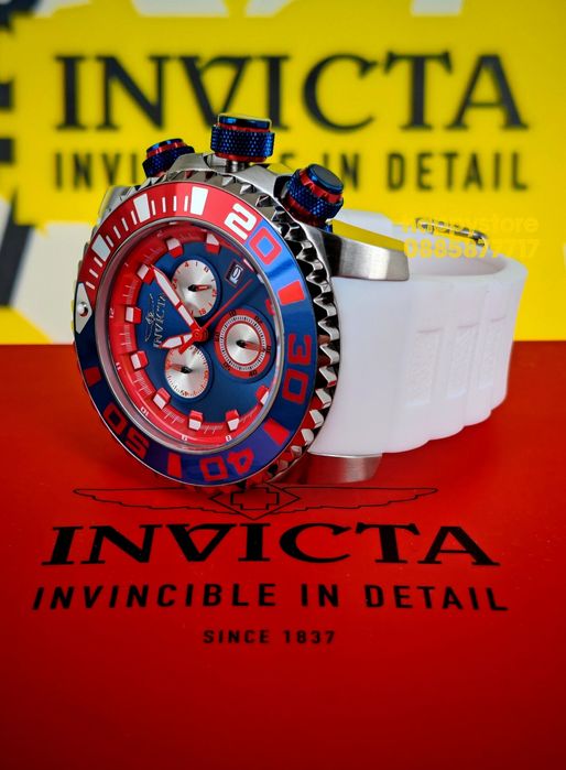 INVICTA Seahorse White 52 mm, Инвикта нов мъжки часовник