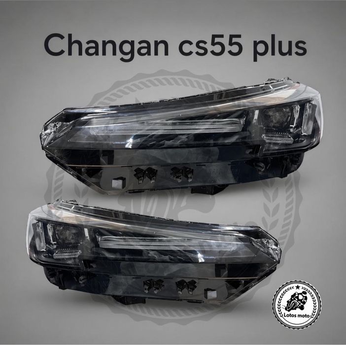 Передние фары на Changan cs 55 plus