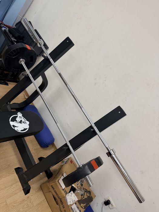 Bara olimpica noua  50 mm. 220 cm. 20 kg. Pret 550 lei predare in Buc.