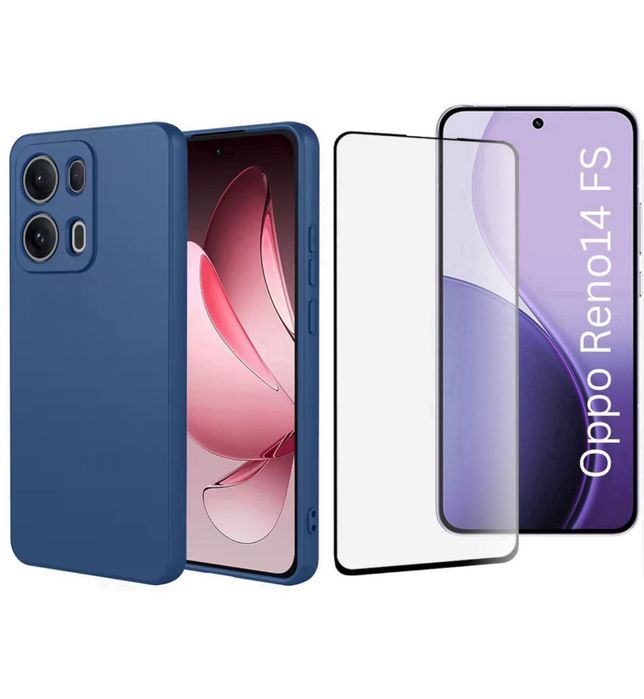 Oppo Reno 12F 13F 14 14F 14FS A5 PRO Husa Soft Alcantara +Folie Sticla