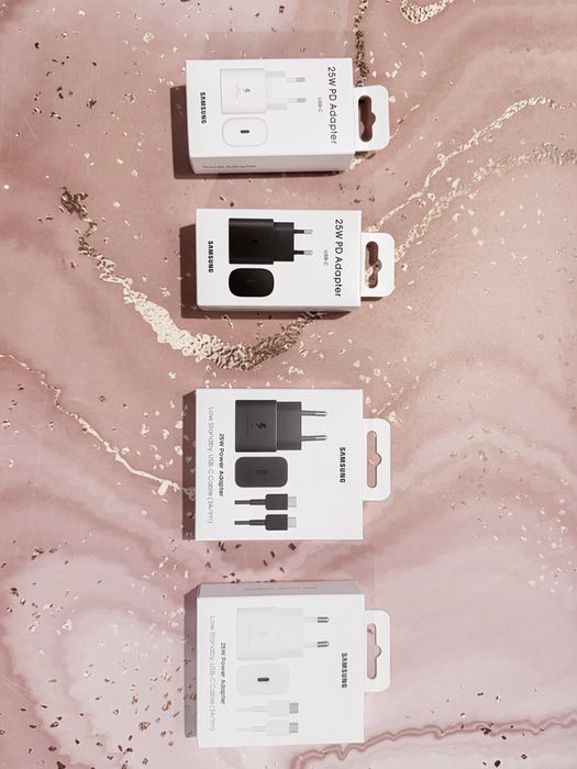 Зарядни 25W/45W/50W за Samsung-100% оригинални и кабели