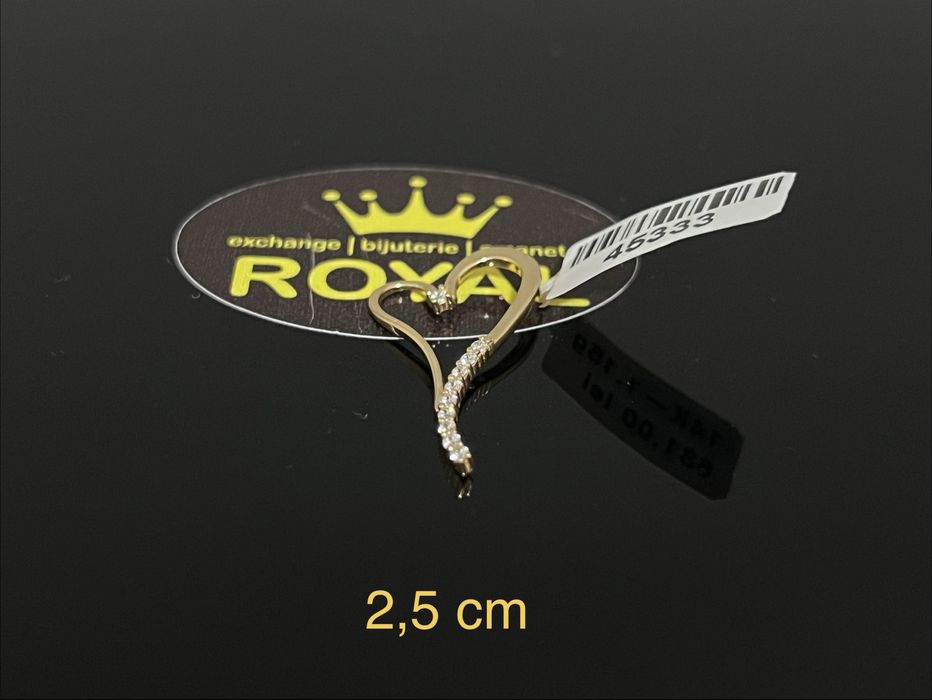 Bijuteria Royal CB : Pandant aur nou 14k 1,15g