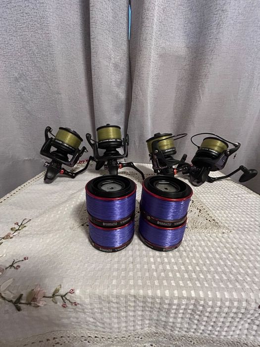 Set 4 Mulinete Crap / Somn Hakuyo YH 8000+ Tamburi de rezerva
