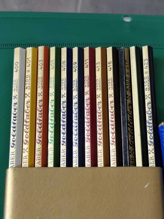 Нови ретро цветни моливи johann faber 4103