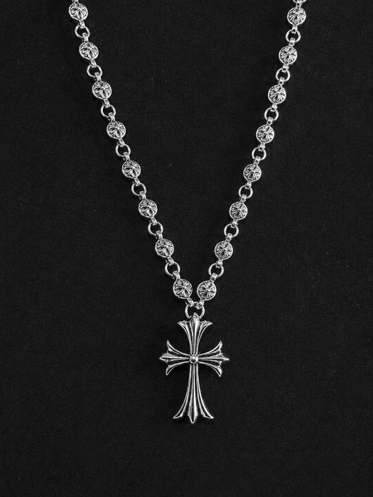 Chrome Hearts Cross Necklace – Silver | Ново