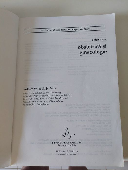 Vând Williams Obstetrica și Ginecologie