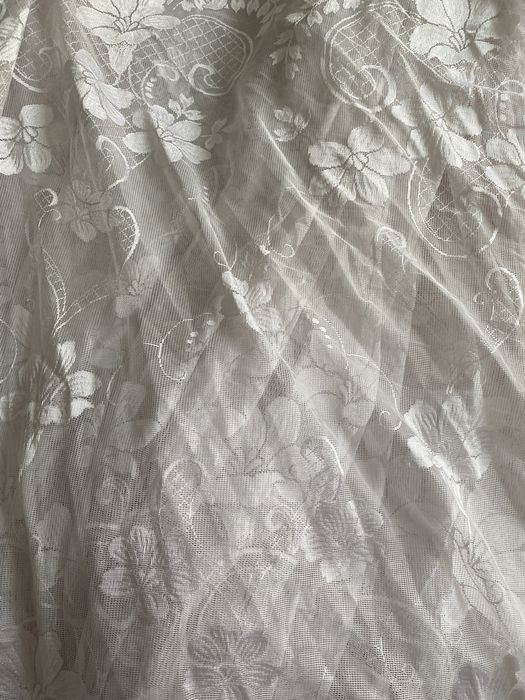 Капроновая тюль цветами