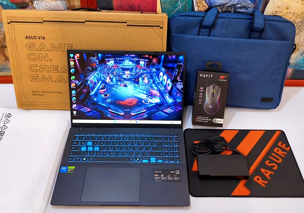 Новый RTX5050 Core 5 SSD1024GB ОЗУ16ГБ Ноутбук Мощный Игравой Asus