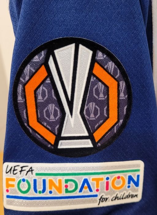 Tricou Birligea Fcsb Model Europa League cu patchuri catifelate fotbal