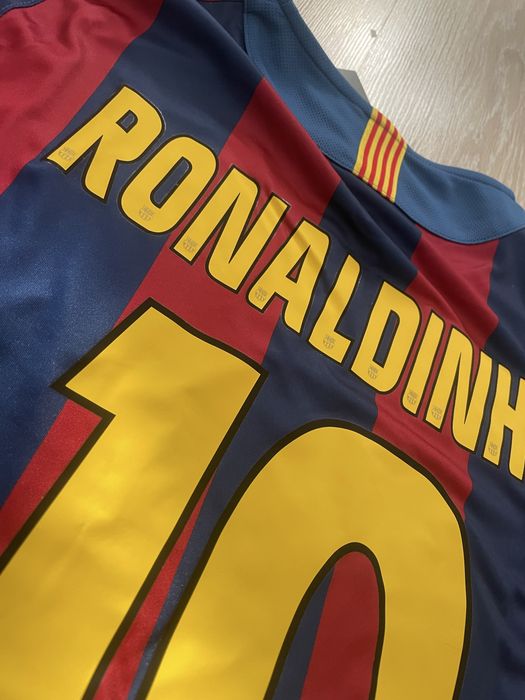 Tricou fotbal Nike FC Barcelona - Ronaldinho 2006