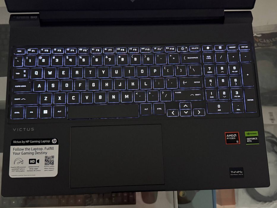 HP Victus 15 Ryzen 5 8645HS RTX 4050 Ideal holatda