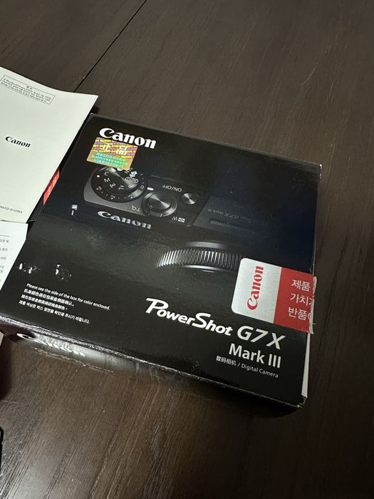 Фотоаппарат Canon G7X Mark III
