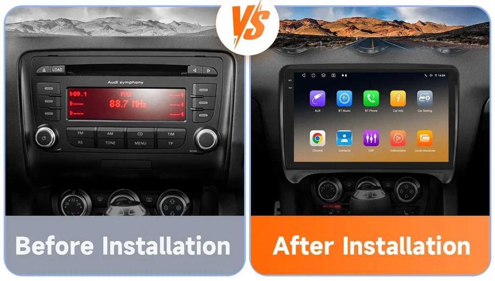 Mултимедия 9″ Android 14 за AUDI TT 8J CARPLAY навигация