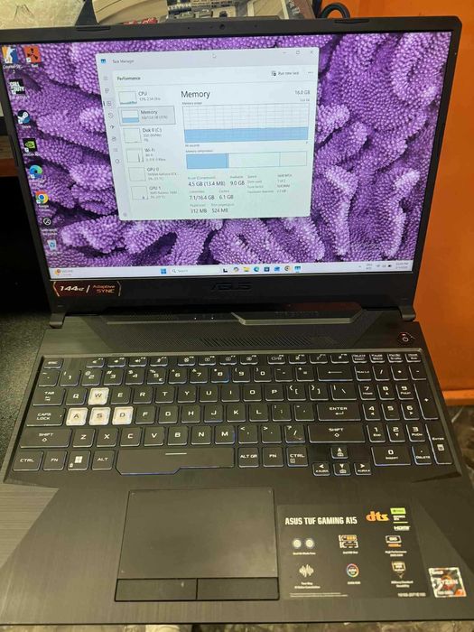 Hope Amanet P5-Laptop Gaming ASUS 15.6"FHD,Ryzen 7 7445HS/RTX 3050 4GB