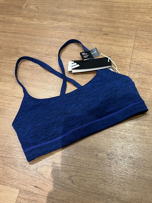 Bustiera Adidas ALL ME BRA albastra - Nou, cu eticheta