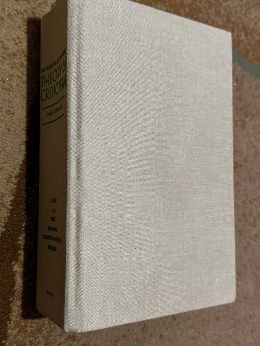 The Norton Anthology of Theory & Criticism 3rd ed.
