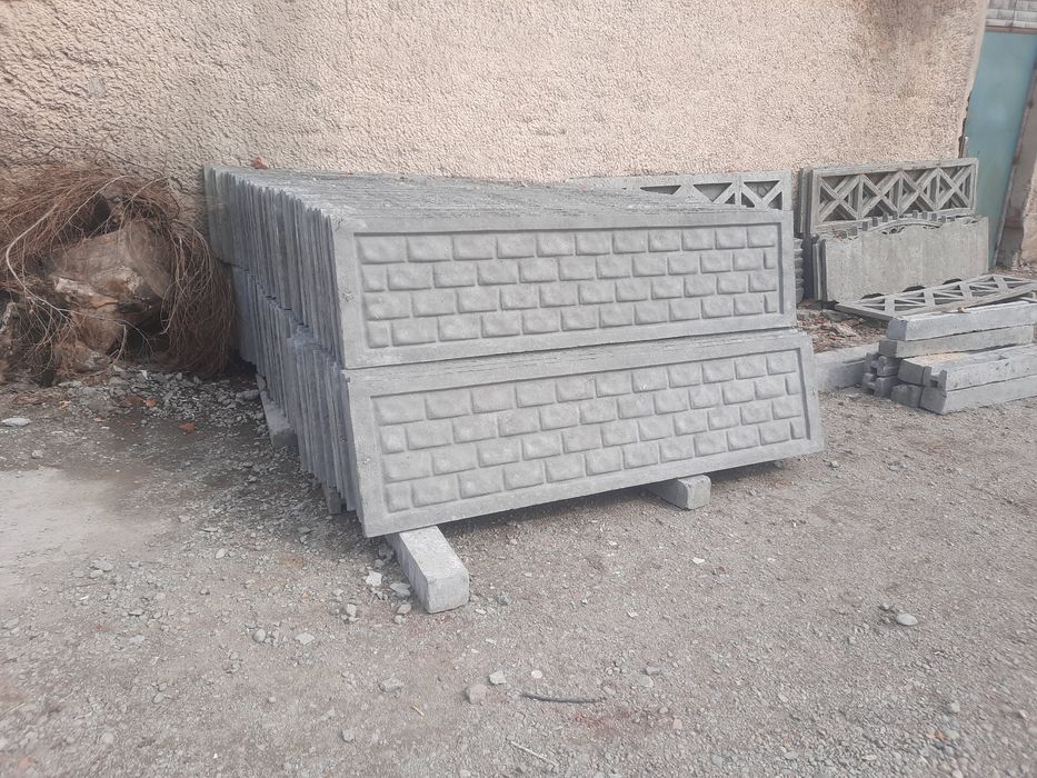 Евро заборы из бетона.