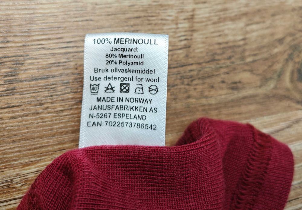 JANUS 100% Мериносова вълна дамска термо фланелка размер S