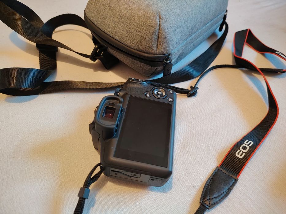 Aparat foto Mirrorless Canon EOS R100 + Obiectiv RF-S 18-45