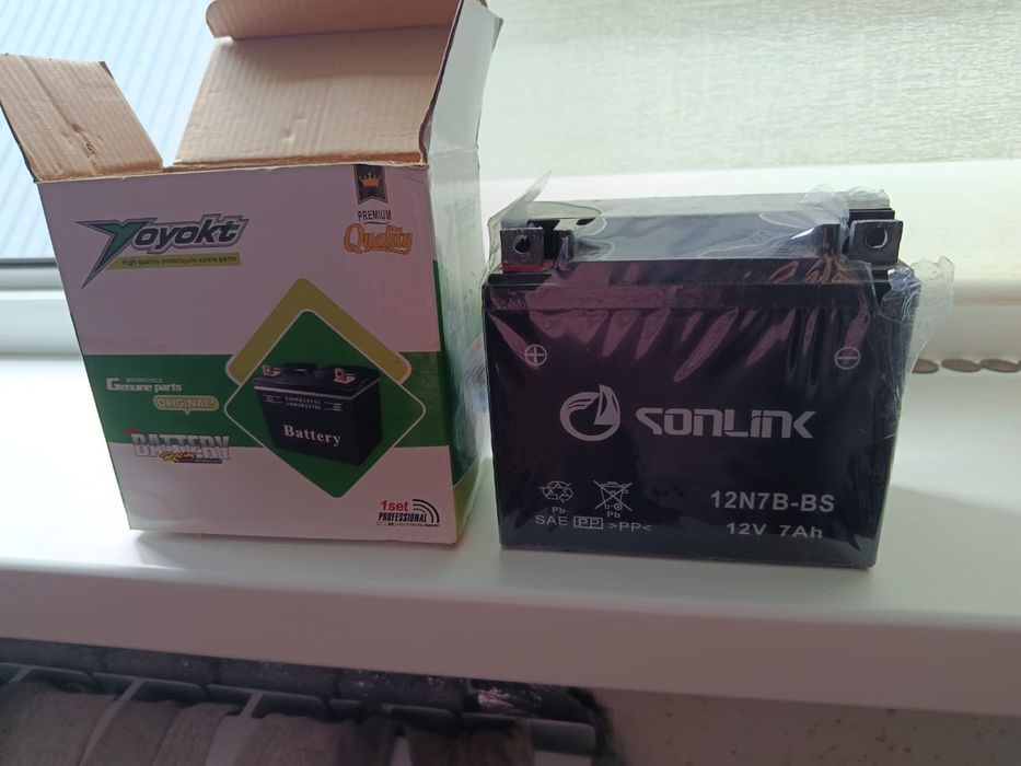 Продам новый аккумулятор 12 V sonlinc для мотоцикла