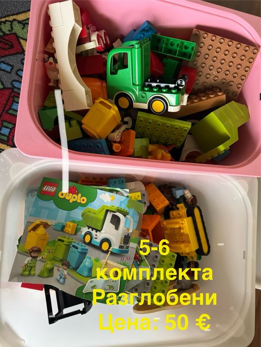 Детски играчки - Hot wheels, Lego Duplo, паркинг, камион, кухня