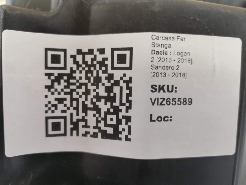 Carcasa Far Stanga Dacia  Logan 2 2013 2014 2015 2016, Sandero 2 2013