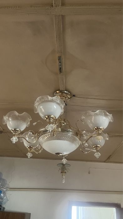 Люстры стеклянные