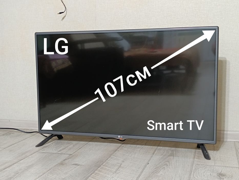 Телевизор Смарт ТВ , LG  107см
