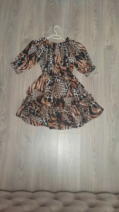 Rochie eleganta animal print