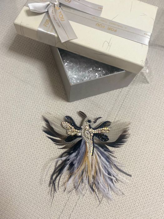 Ръчна изработена брошка “Феникс”