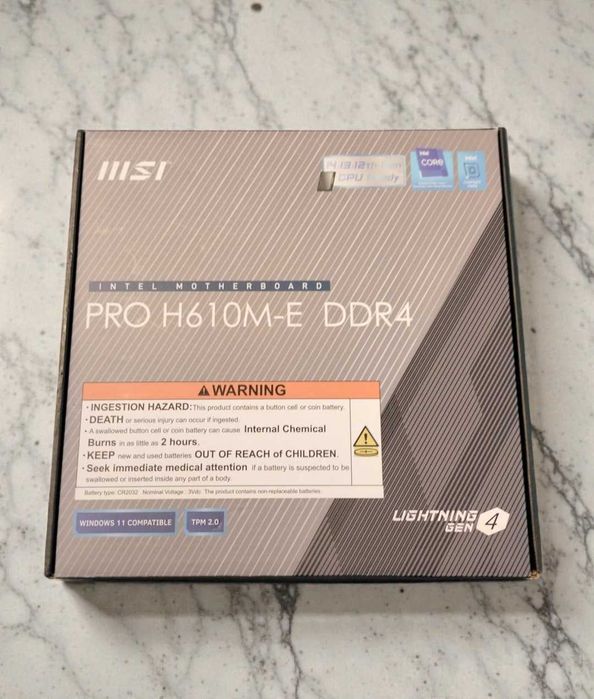 KIT i7 12700 4.9 Ghz Intel, MSI H610M, 16GB DDR4, 256 NVme